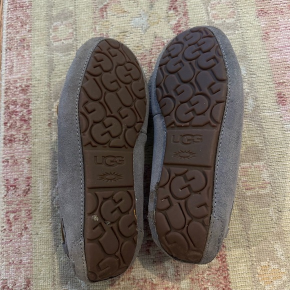 UGG Dakota slippers in size 8, color pewter. Barely worn. - Picture 3 of 4